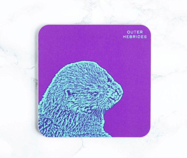I&#039;m Not Like The Otters! Outer Hebrides Single Coaster