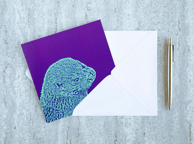 I'm Not Like The Otters! Blank Card