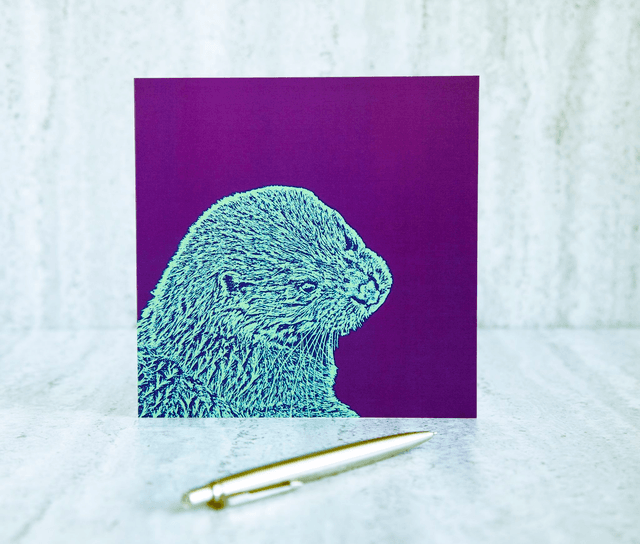I'm Not Like The Otters! Blank Card